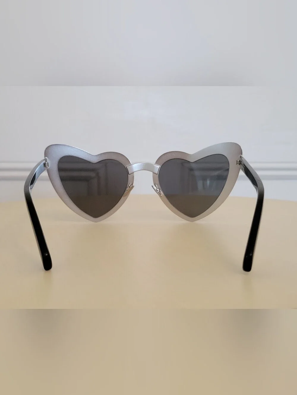 Saint Laurent Loulou Silver Mirror Chrome Women’s Sunglasses - Like New!